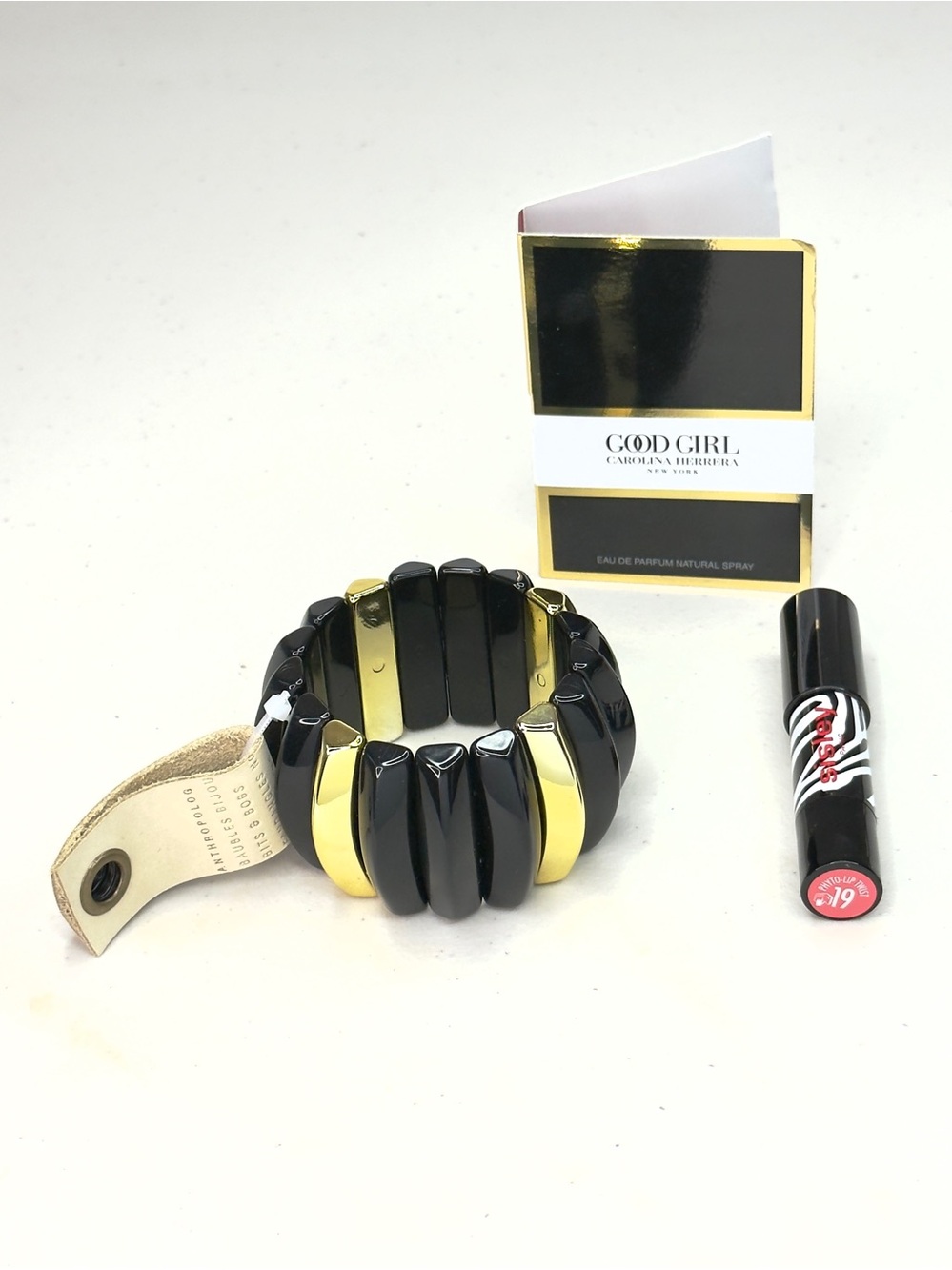 Anthropologie Stretch Bracelet Beauty Bundle w/ Sisley & Carolina Herrera